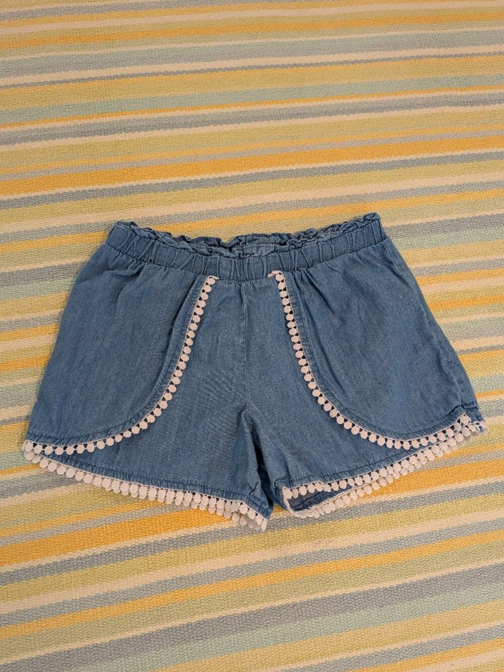 🛍️ BUNDLE ONLY • Girl's 365 Kids Chambray shorts size 7